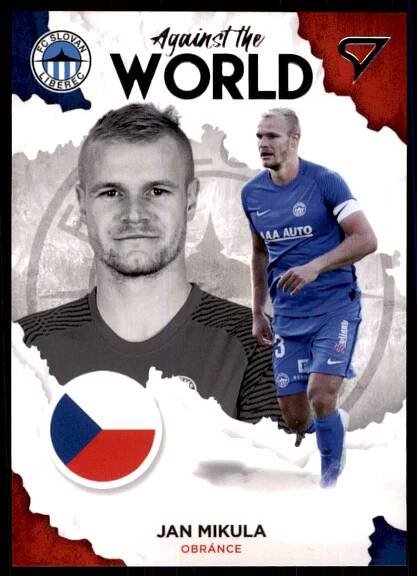 Fotbalová karta Jan Mikula Fortuna Liga 21-22 S2 Against the World č. AW15