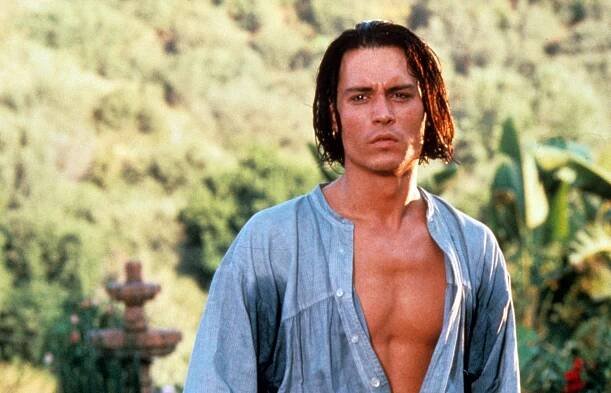 Johnny Depp in a scene from the 1994 film "Don Juan DeMarco"