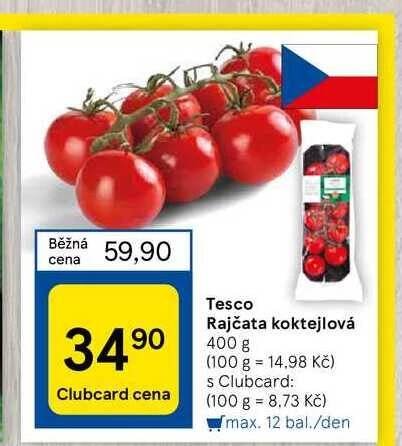 Tesco Rajčata koktejlová 400 g