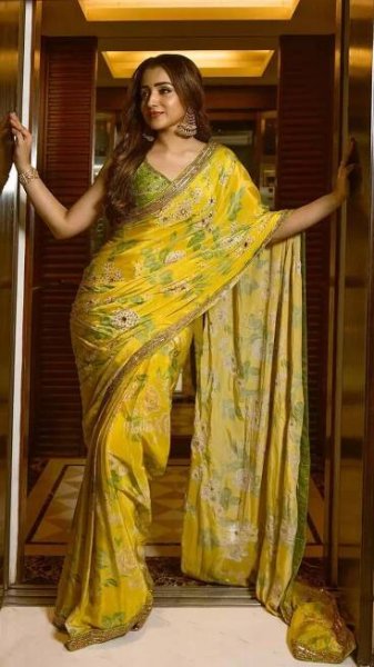 Trisha Krishnan takes her glam game to new heights in elegant sarees