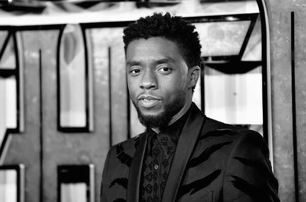 Chadwick Boseman at an event for Black Panther (2018)