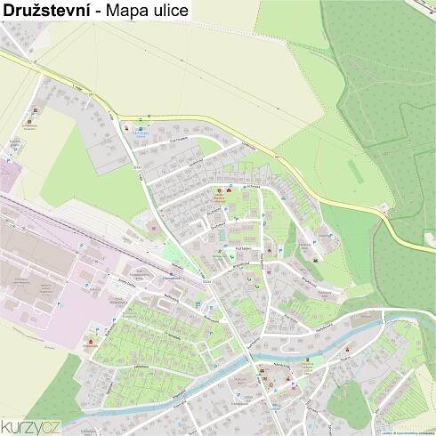 Družstevní - mapy | Kurzy.cz