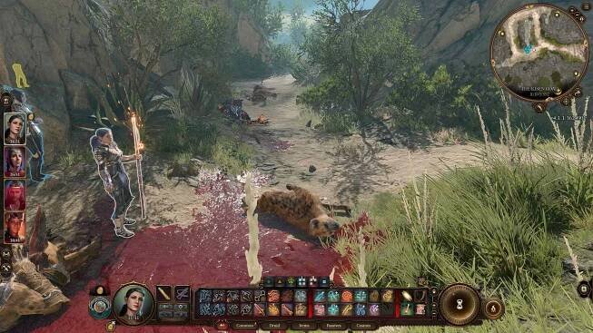 Baldur's Gate 3; screenshot: uši