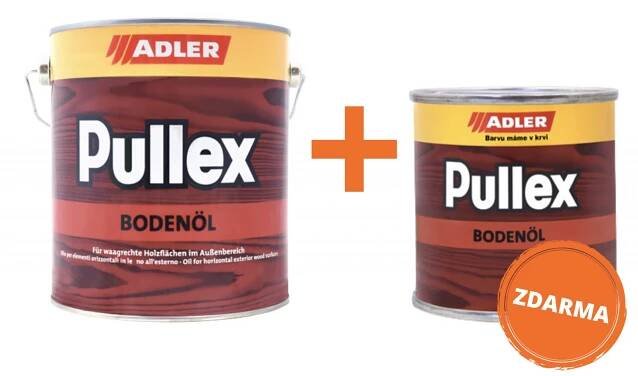 ADLER sada - Pullex Bodenöl - terasový olej 2.5 l Kongo 50528 + 0.75 l ZDARMA