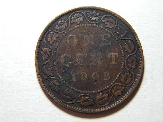 Kanada 1 Cent 1902 F-VF č35008 - Numismatika