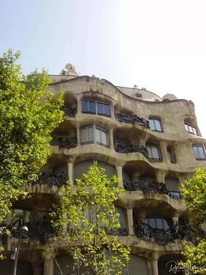 Gaudi's La Pedrera building facade