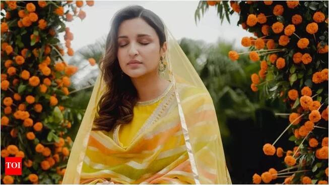 Throwback: When Parineeti Chopra shined in yellow during her joyful haldi ceremony celebrations