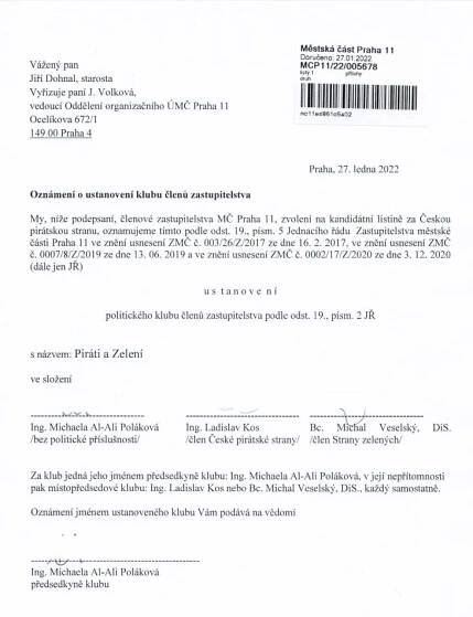 Není Pirát jako Pirát. Zákulisí politické bitvy na Praze 11, která vede až na Magistrát | PrahaIN 