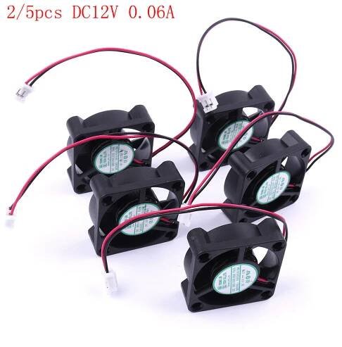 1/5ks 30mmx 30mmx10mm ultra mini střídavý ventilátor DC12V počítač chladicí ventilátor 0,06A