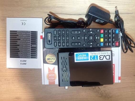Set top box - Emos EM190-S, DVB-T2 - TV, audio, video