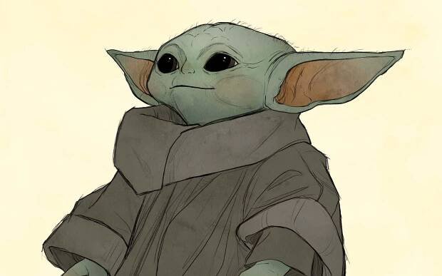 Grogu Sketch Comics – Abigail Larson