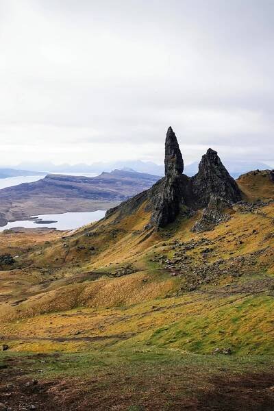 Views from the hike of the Old Man of Storr in Skye