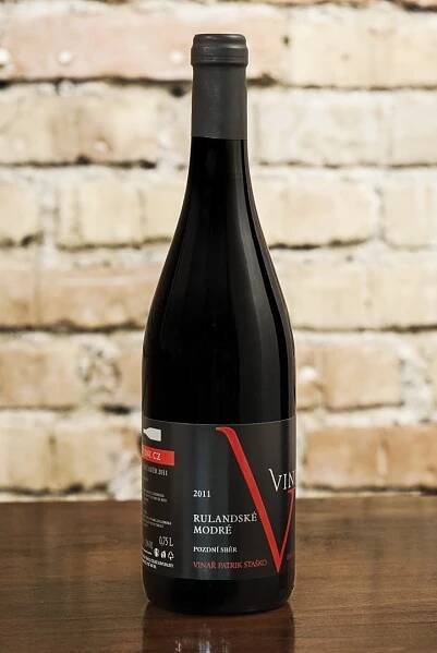 Lahev vína Rulandské modré 2012, zemské víno (suché)