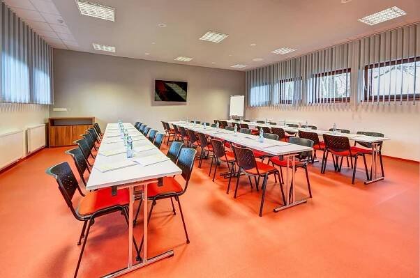 TV a/nebo společenská místnost v ubytování Hotel Toč