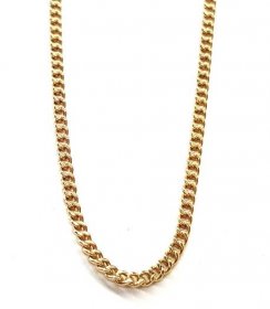 Curb style link chain 21" long 2mm wide