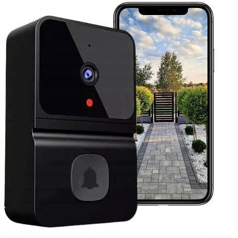 WIFI VIDEOTELEFON BEZDRÁTOVÝ ZVONEK S KAMEROU VZDÁLENÝ NÁHLED APLIKACE