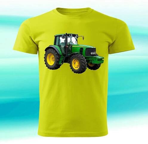 tričko s traktorem John Deere 6930