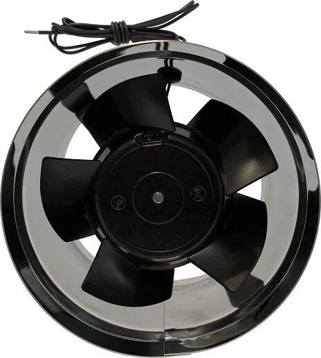 Kanálový ventilátor 125 mm WHISPER turbína vysoká teplota tichý Spotřeba vzduchu 66 m³/h