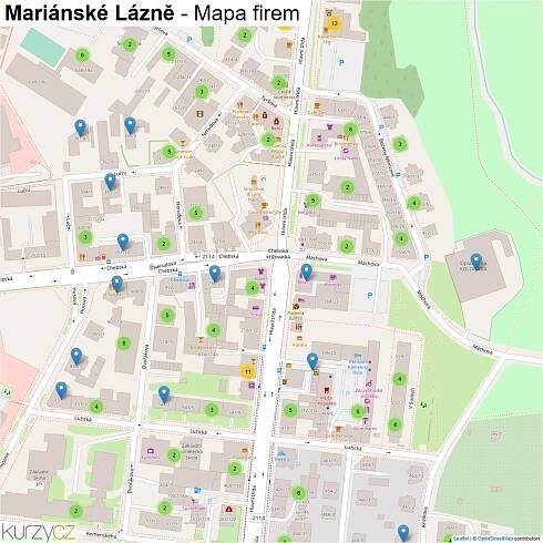 Mariánské Lázně - mapy | Kurzy.cz