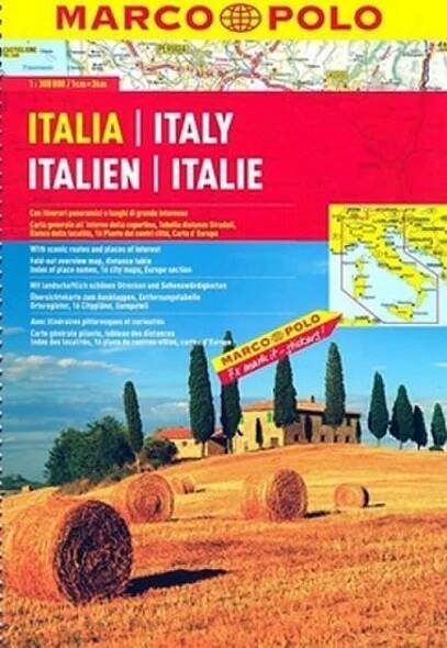 Itálie Italia atlas-spirála
