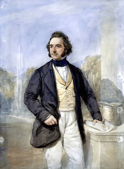 Sir Joseph Paxton by Ferdinand Georg Waldmuller c. 1851.