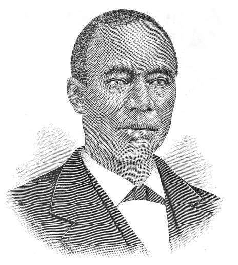Engraving portrait of Rev. Daniel Ridout