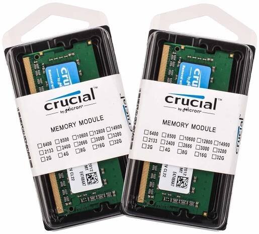 Crucial 8GB 16GB DDR4 RAM 2400 2666 3200 MHz SO-DIMM 1.2V 260Pin für Laptop