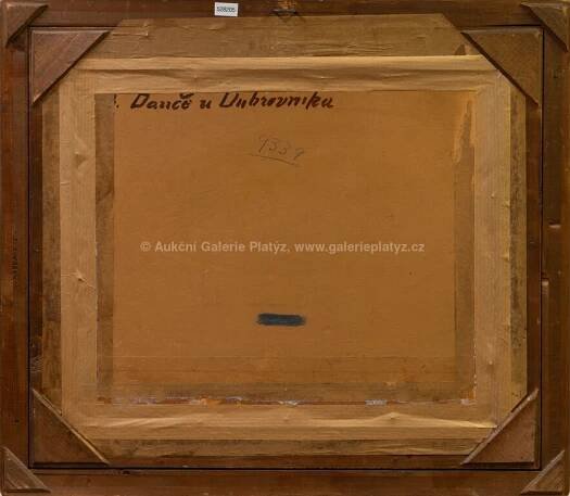 Josef Písecký (Liška) / Danče u Dubrovníku - detail aukce « Aukce « Aukční Galerie Platýz