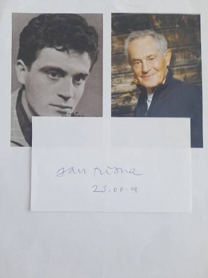Autogram Jan Tříska