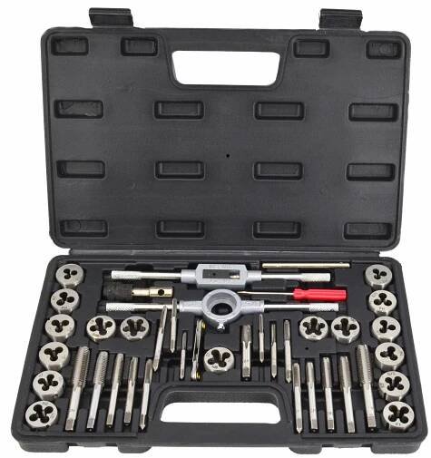 Awtools Sada závitníků a závitníkových oček M3-M12 40ks od 910 Kč - Heureka.cz