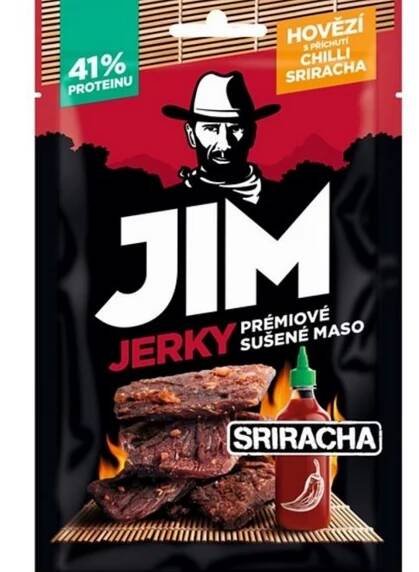 Jim Jerky 23g hovězí maso s chilli sriracha thit bo kho (30)