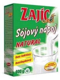 Sójový nápoj Zajíc natural 400g - II. jakost cena od 65 Kč