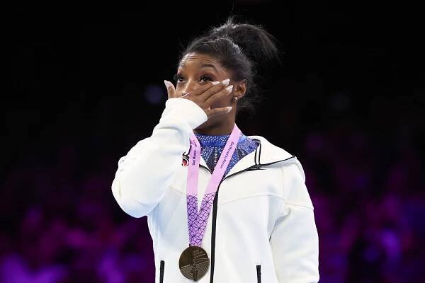 Simone Biles wins women’s all-around final to secure record 21st world championship gold medal