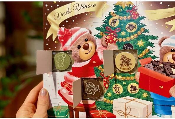 Čokoládový adventní kalendář - Čokoládovna Troubelice