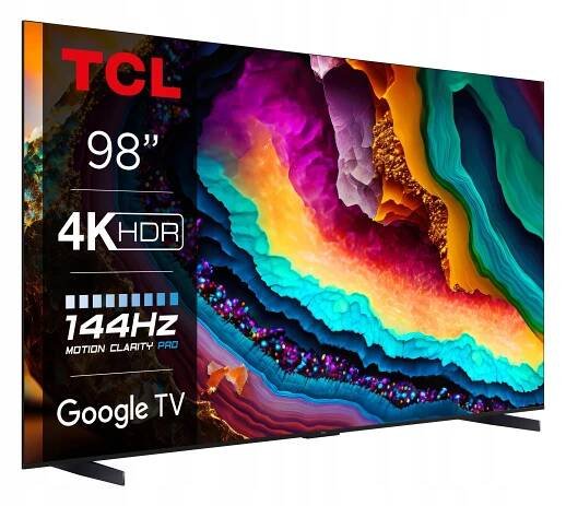 TCL televize 98P745 LED 4K 144Hz Google TV Atmos