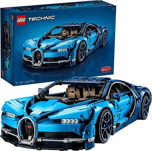 LEGO 42083 Technic Bugatti Chiron, stavebnice pro dospělé, stavebnice sportovního