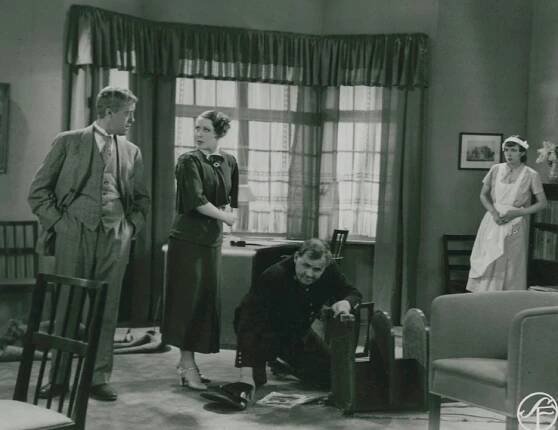 Fridolf Rhudin, Elsa Carlsson, Weyler Hildebrand - Simon i Backabo - Z filmu