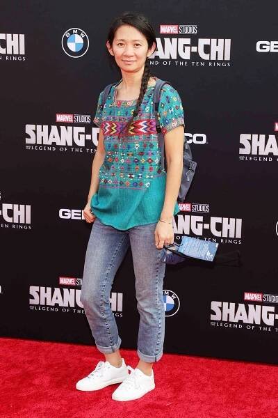 Chloé Zhao attends Disney's premiere of 