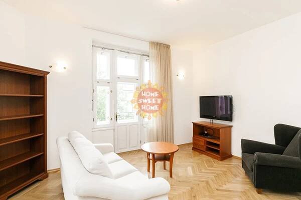 Praha, nádherný byt 3+1 k pronájmu, Chorvatská ul., 136 m2, balkon, prestižní Vinohrady | Home Sweet Home