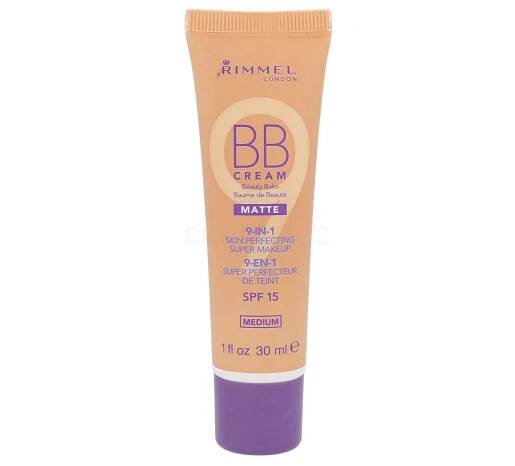 BB krém Rimmel London BB Cream 9in1 Matte SPF15 30 ml Medium
