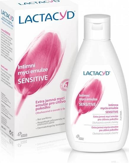 Lactacyd Sensitive extra jemná mycí emulze pro intimní hygienu 200 ml