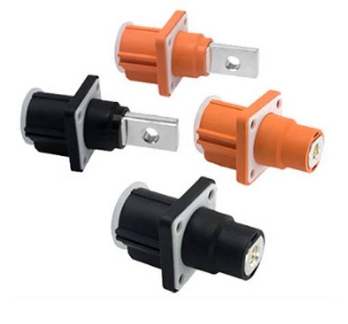 Circular low frequency single core energy storage connector 250A automotive connector