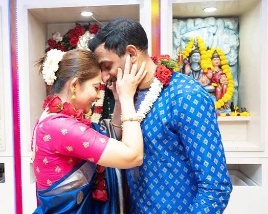 Lovely pictures from Marathi actress Sonalee Kulkarni’s intimate wedding ceremony