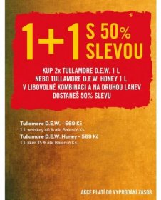 Akční cena! Tullamore dew 2x1l - Stramis.cz