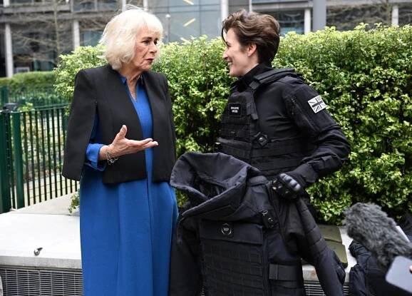 Queen Camilla and Vicky McClure