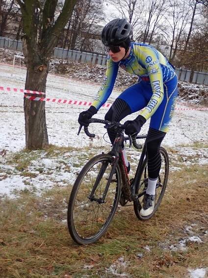 Štěpán Kubina třetí ve finále Oderského poháru v cyklokrosu - Sportovní gymnázium Ostrava