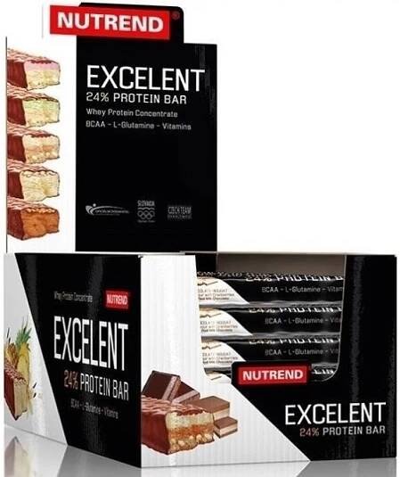 Nutrend Excelent Protein bar Double 18 x 85g