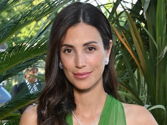 Stunning in Sardinia! Alessandra de Osma wears dress from Tatiana Casiraghi's clothing brand