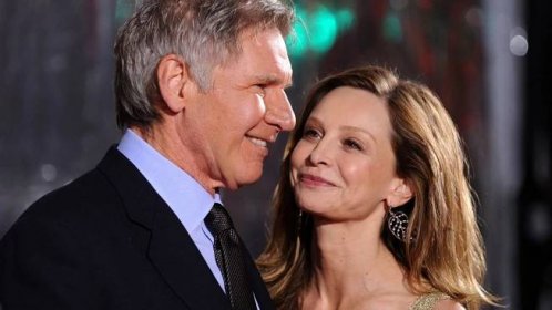 Harrison Ford, 81, passionately embraces wife Calista Flockhart, 59, after returning from family getaway