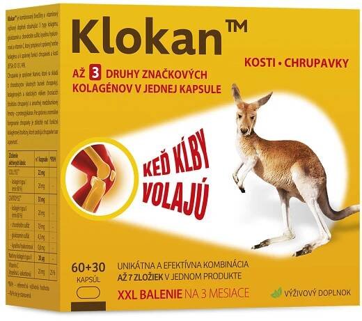 Klokan 1×60+30 cps, výživový doplnok